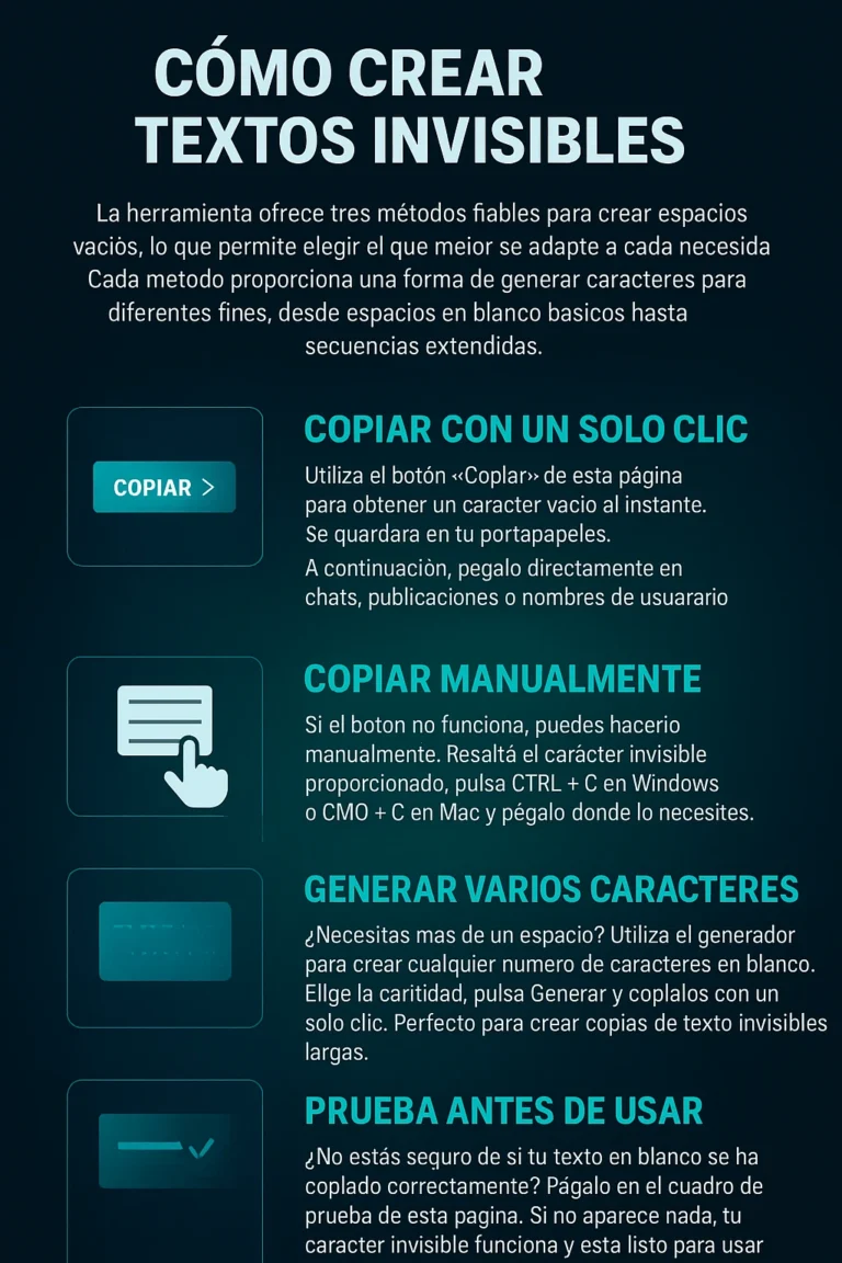 ¿Cómo crear textos invisibles?--How to Create Invisible Texts?